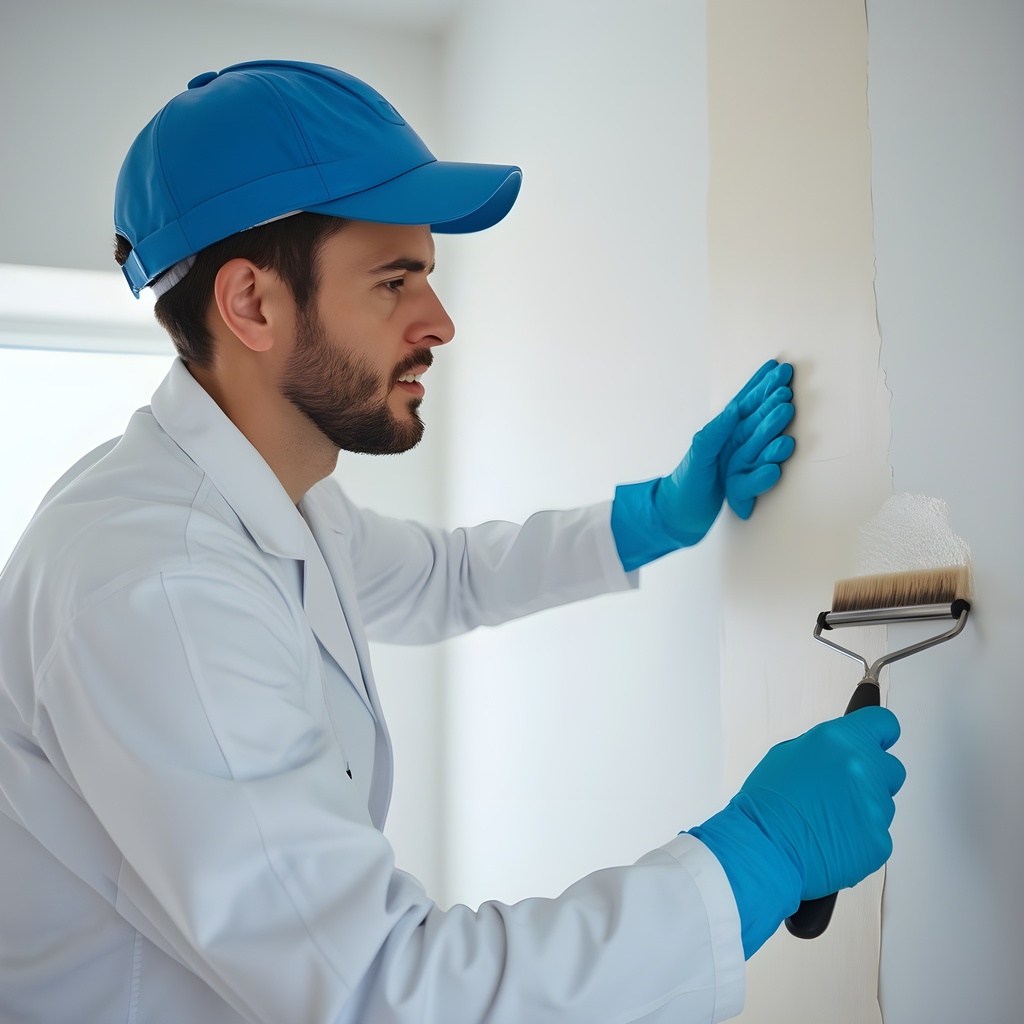 Interior painting work